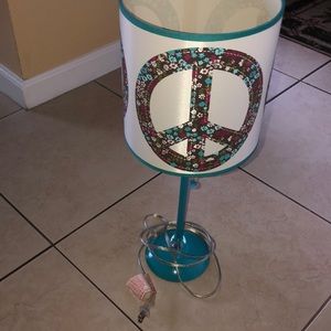 Peace sign lamp